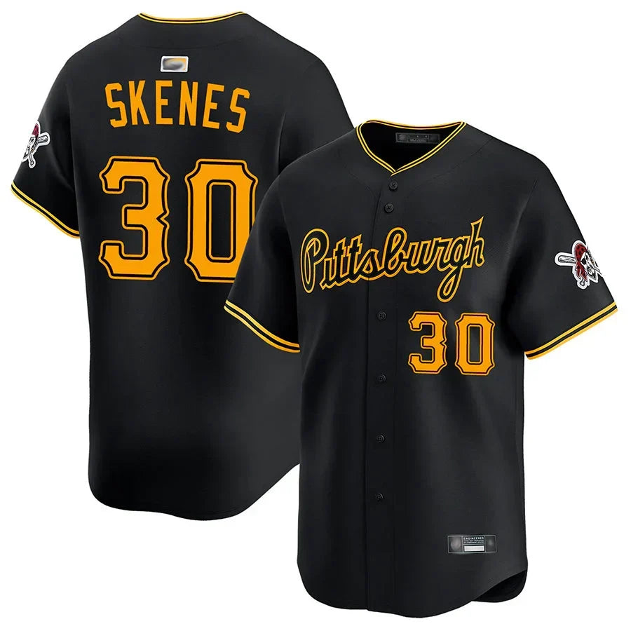 Paul Skenes Pittsburgh Pirates Jersey - Black product image 1