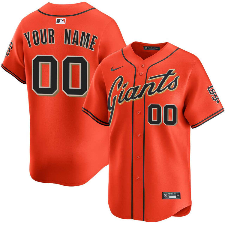 Custom San Francisco Giants Alternate Jersey - Orange product image 1