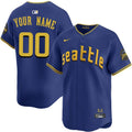 Custom Seattle Mariners City Connect Jersey - Royal product image 1