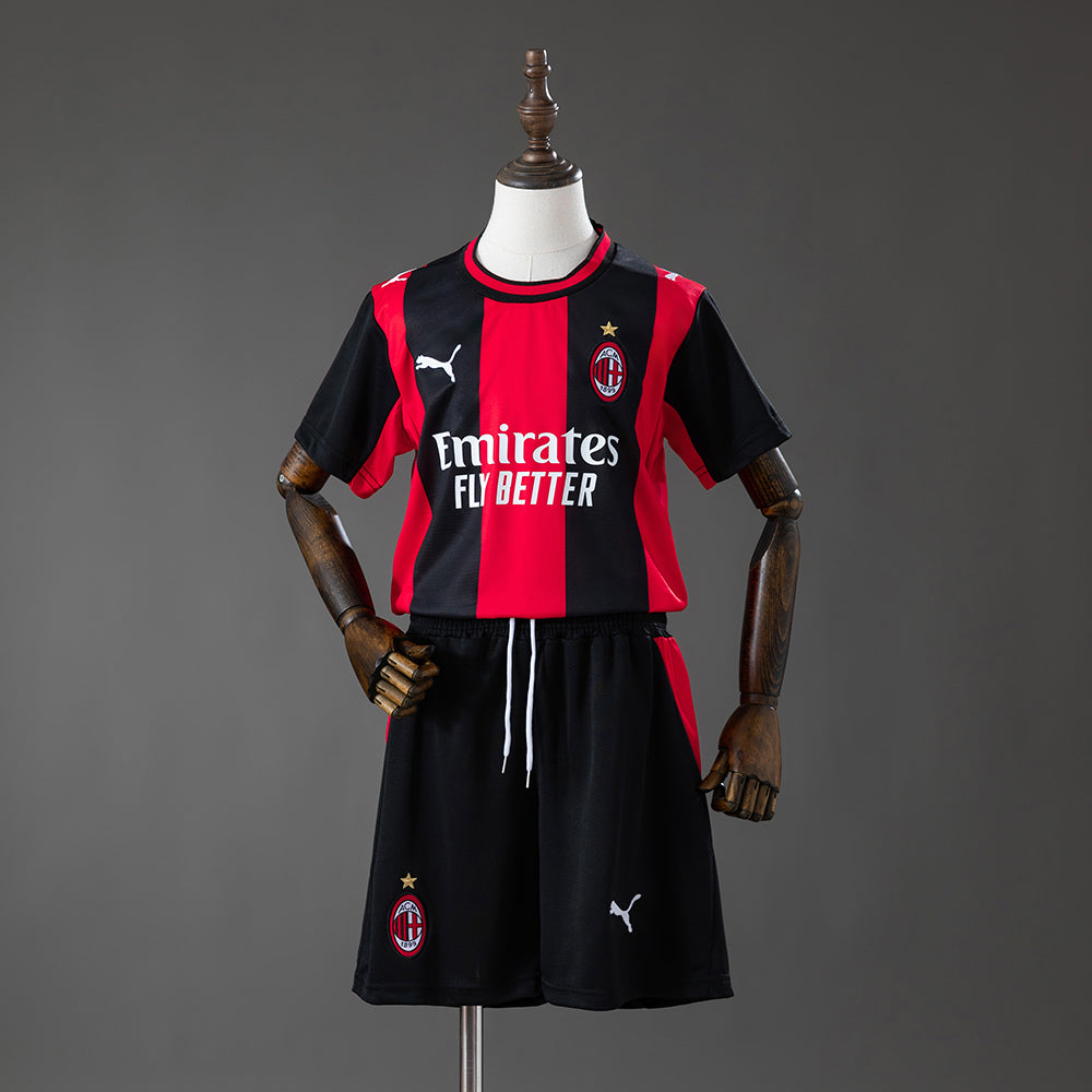 Kids AC Milan Home Jersey 2026-2027 Football Kit Soccer