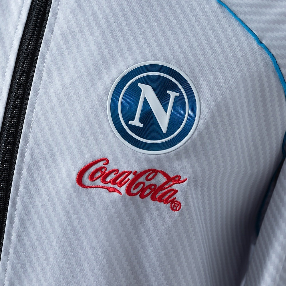 Napoli Windbreaker 2025/26 White Football Jacket product image 3