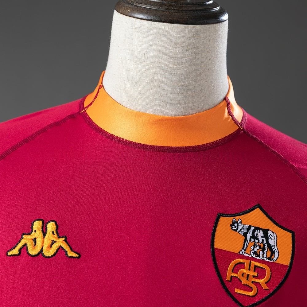 Retro Rome Home Jersey 2000-01 Long Sleeves Football Kit product image 7