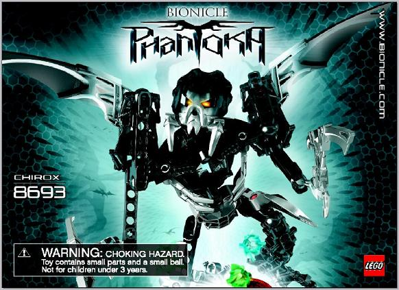 8693 Chirox (Certified) LEGO BIONICLE product image 2, provided for visual reference and product detail review