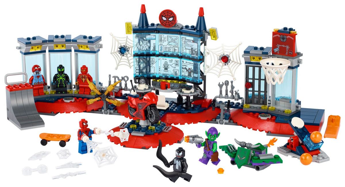 76175 Attack on the Spider Lair (Used) LEGO Super Heroes product image 1, provided for visual reference and product detail