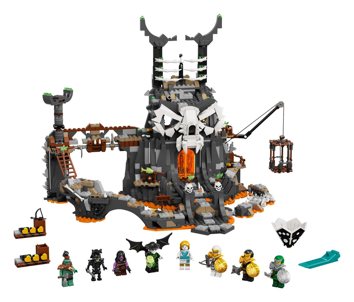 71722 Skull Sorcerer's Dungeons (Used) LEGO Ninjago product image 1, provided for visual reference and product detail review