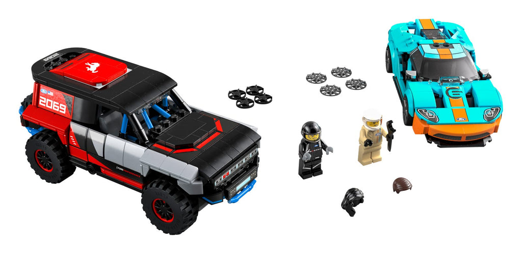 76905 Ford GT Heritage Edition and Bronco R (Certified) LEGO Speed Champions product image 1, provided for visual reference