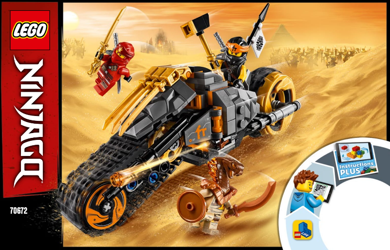 70672 Cole's Dirt Bike (Certified) LEGO Ninjago product image 2, provided for visual reference and product detail review