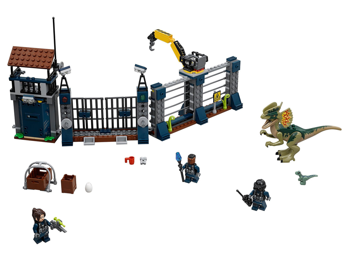 75931 Dilophosaurus Outpost Attack (Certified) LEGO Jurassic World product image 1, provided for visual reference and