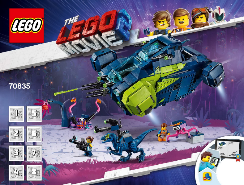 70835 Rex's Rexplorer! (Used) LEGO The LEGO Movie 2 product image 2, provided for visual reference and product detail review