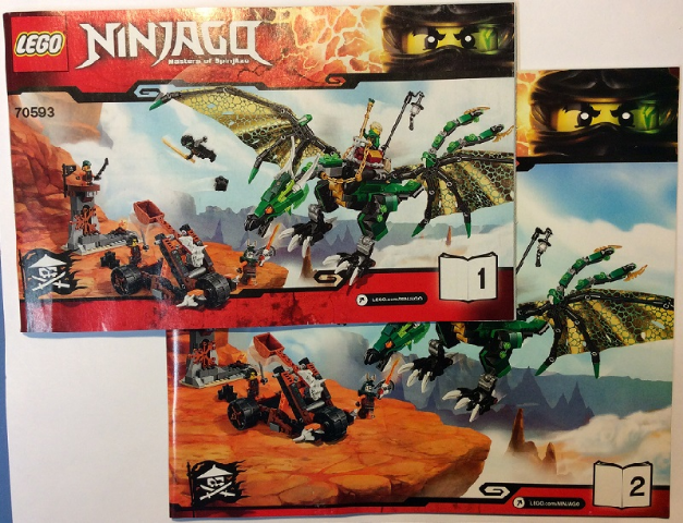 70593 The Green NRG Dragon (Certified) LEGO Ninjago product image 2, provided for visual reference and product detail review