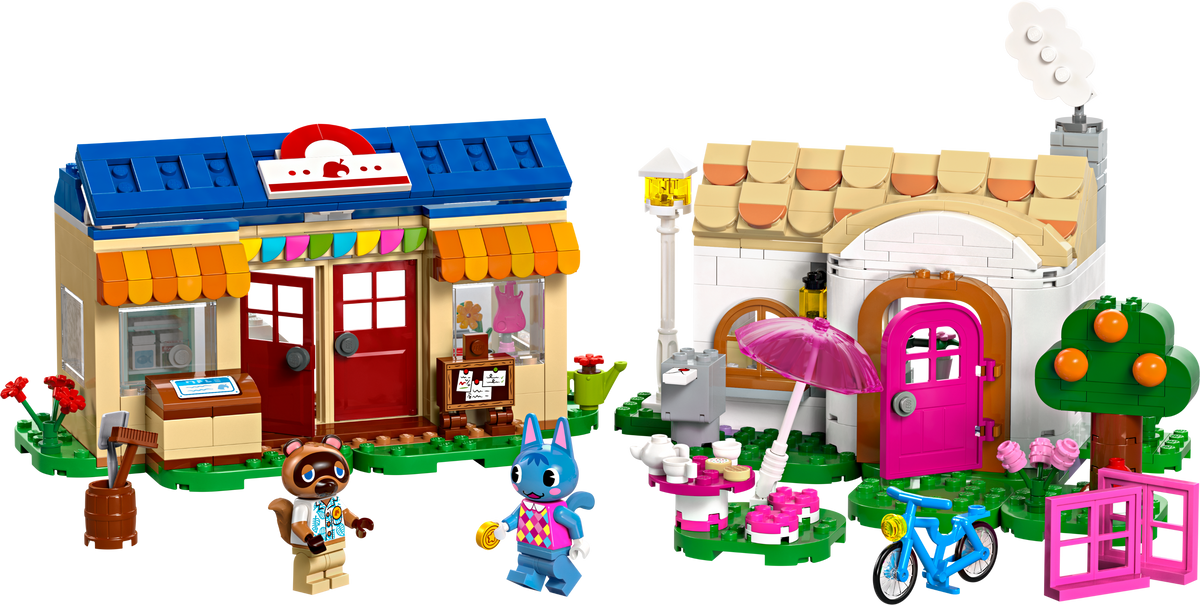 77050 Nook's Cranny & Rosie's House (Used) LEGO Animal Crossing product image 1, provided for visual reference and product