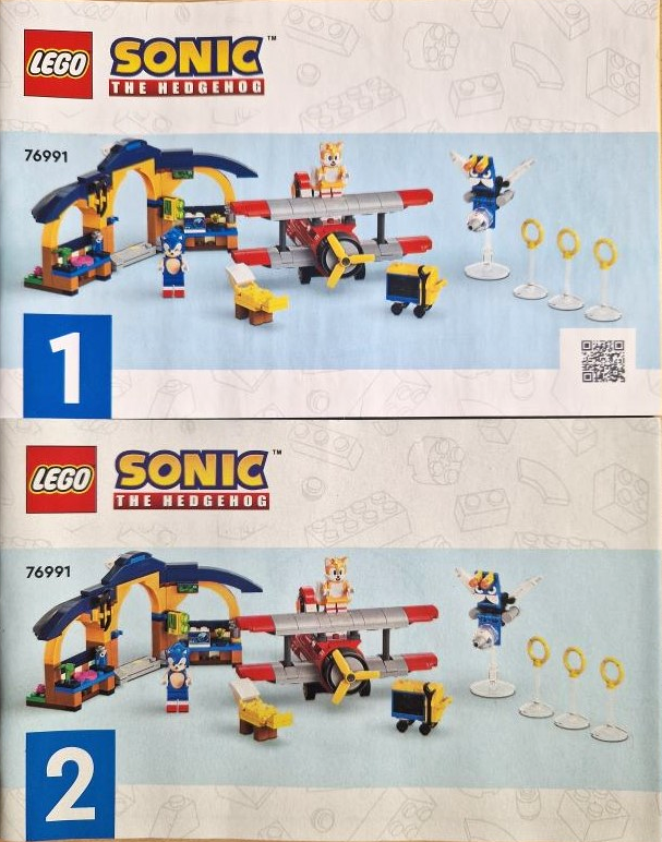 76991 Tails' Workshop and Tornado Plane (Used) LEGO Sonic product image 2, provided for visual reference and product detail