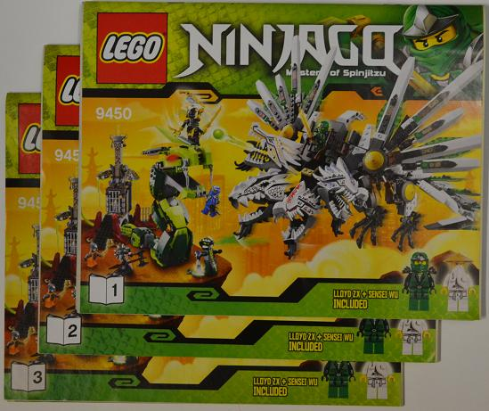 9450 Epic Dragon Battle (Used) LEGO Ninjago product image 2, provided for visual reference and product detail review