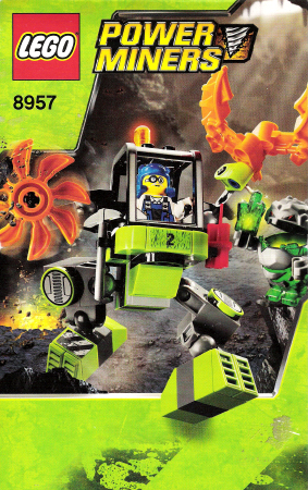 8957 Mine Mech (Used) LEGO Power Miners product image 2, provided for visual reference and product detail review
