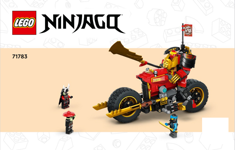 71783 Kai's Mech Rider EVO (Used) LEGO Ninjago product image 2, provided for visual reference and product detail review