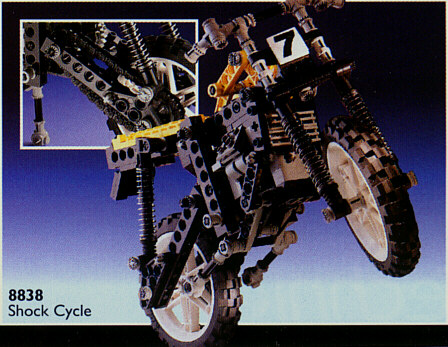 8838 Shock Cycle (Retired) LEGO TECHNIC product image 2, provided for visual reference and product detail review