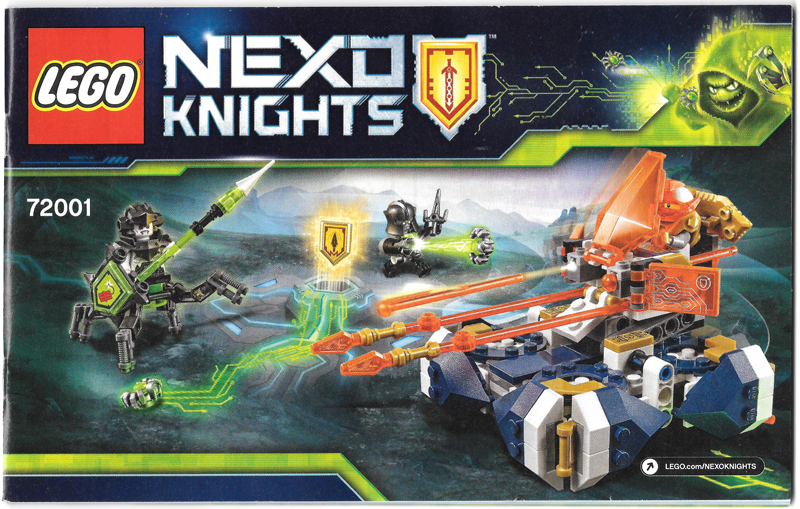 72001 Lance's Hover Jouster (Used) LEGO Nexo Knights product image 2, provided for visual reference and product detail review