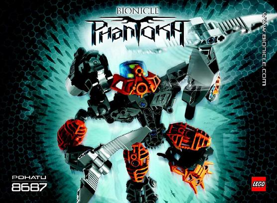 8687 Toa Pohatu (Certified) LEGO BIONICLE product image 2, provided for visual reference and product detail review