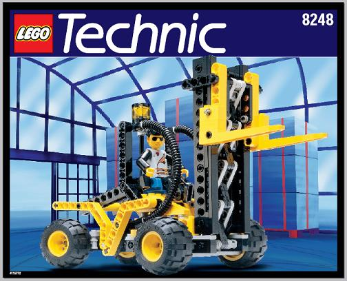 8248 Forklift (Certified) LEGO TECHNIC product image 1, provided for visual reference and product detail review