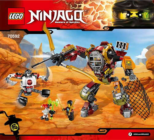 70592 Salvage M.E.C. (Used) LEGO Ninjago product image 2, provided for visual reference and product detail review