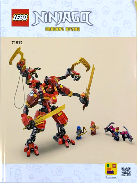 71812 Kai's Ninja Climber Mech (Used) LEGO Ninjago product image 2, provided for visual reference and product detail review