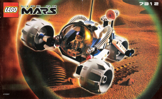 7312 T-3 Trike (Certified) LEGO Space product image 2, provided for visual reference and product detail review
