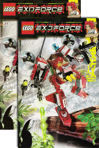8111 River Dragon (Certified) LEGO Exo-Force product image 2, provided for visual reference and product detail review