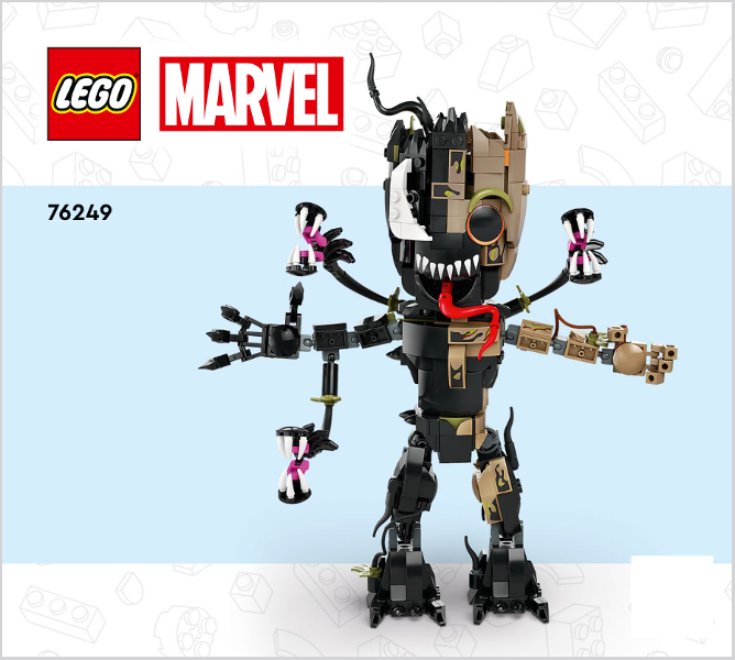 76249 Venomized Groot (Used) LEGO Super Heroes product image 2, provided for visual reference and product detail review