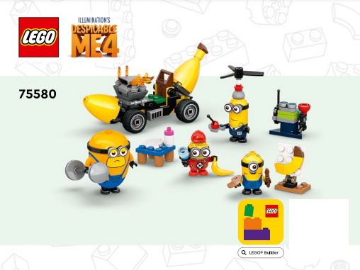 75580 Minions and Banana Car (Certified) LEGO Despicable Me product image 2, provided for visual reference and product