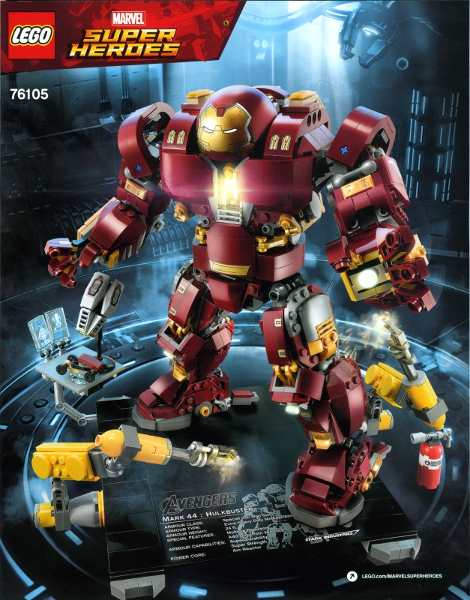 76105 The Hulkbuster: Ultron Edition (Certified) LEGO Super Heroes product image 2, provided for visual reference and