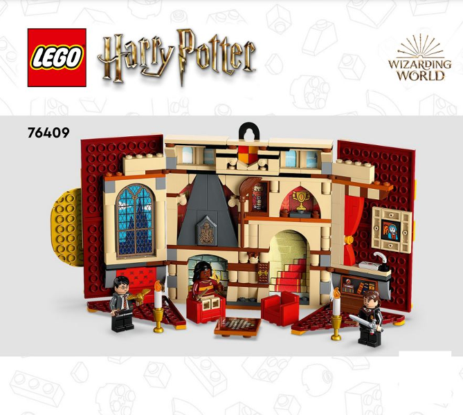 76409 Gryffindor House Banner (Used) LEGO Harry Potter product image 2, provided for visual reference and product detail