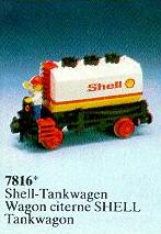 7816 Shell Tanker Wagon (Used) LEGO Trains product image 1, provided for visual reference and product detail review
