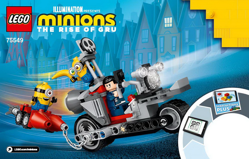 75549 Unstoppable Bike Chase (Used) LEGO Despicable Me product image 2, provided for visual reference and product detail