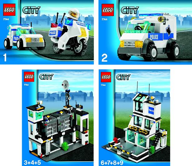 7744 Police Headquarters (Used) LEGO City product image 2, provided for visual reference and product detail review