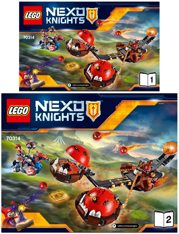 70314 Beast Master's Chaos Chariot (Used) LEGO Nexo Knights product image 2, provided for visual reference and product