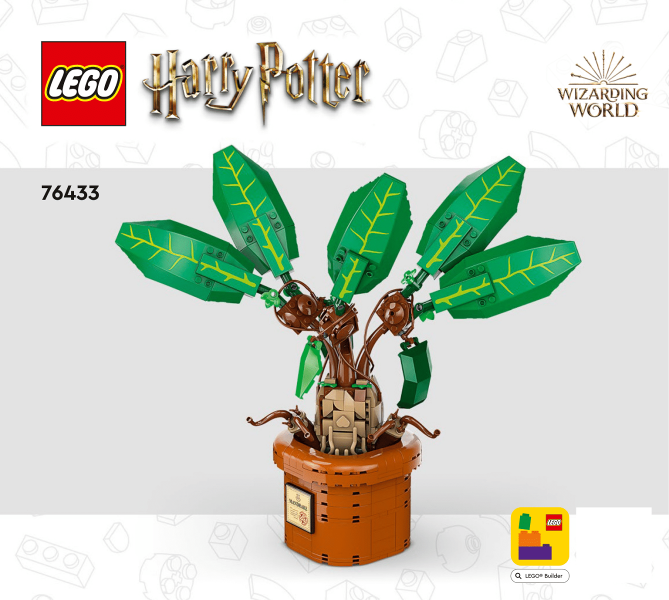 76433 Mandrake (Used) LEGO Harry Potter product image 2, provided for visual reference and product detail review