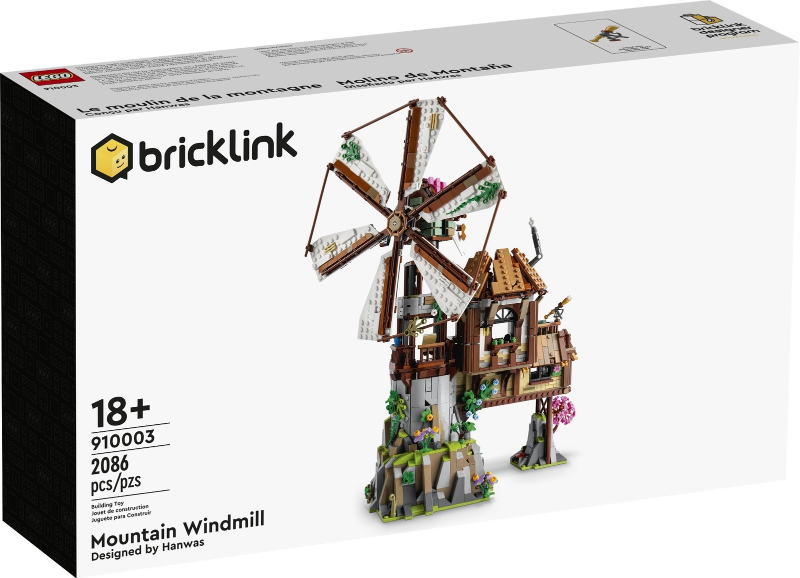 910003 Mountain Windmill (Retired) LEGO BrickLink product image 1, provided for visual reference and product detail review