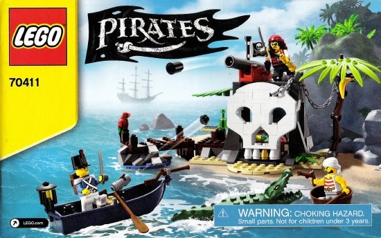 70411 Treasure Island (Certified) LEGO Pirates product image 2, provided for visual reference and product detail review