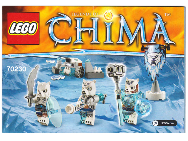 70230 Ice Bear Tribe Pack (Certified) LEGO Legends of Chima product image 2, provided for visual reference and product