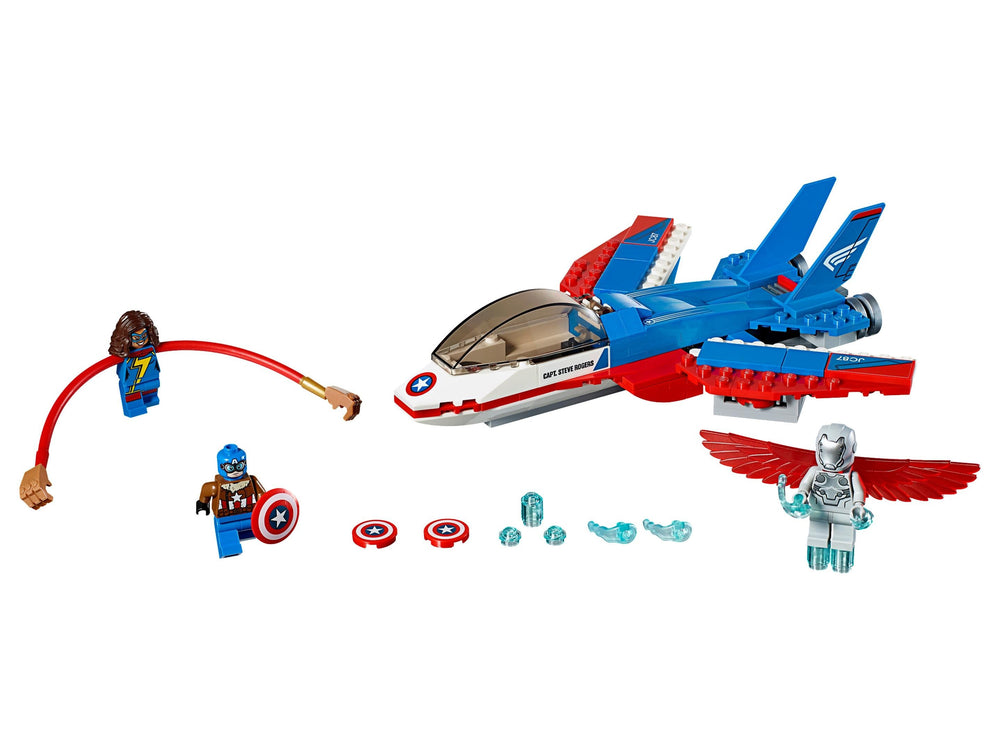76076 Captain America Jet Pursuit (Certified) LEGO Super Heroes
