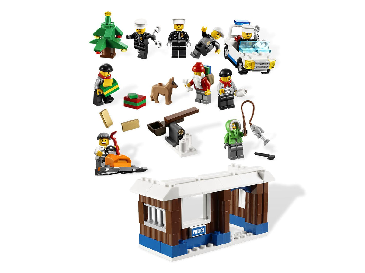 7553 City Advent Calendar (2011) (Used) LEGO City product image 1, provided for visual reference and product detail review