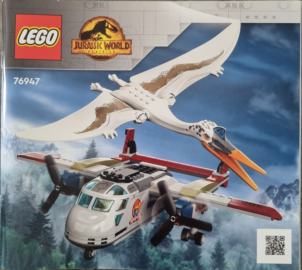 76947 Quetzalcoatlus Plane Ambush (Used) LEGO Jurassic World product image 2, provided for visual reference and product