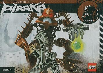 8904 Avak (Used) LEGO BIONICLE product image 2, provided for visual reference and product detail review