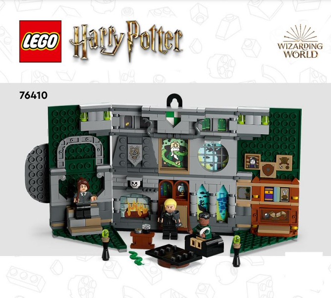 76410 Slytherin House Banner (Certified) LEGO Harry Potter product image 2, provided for visual reference and product detail