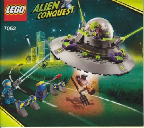 7052 UFO Abduction (Certified) LEGO Space product image 2, provided for visual reference and product detail review
