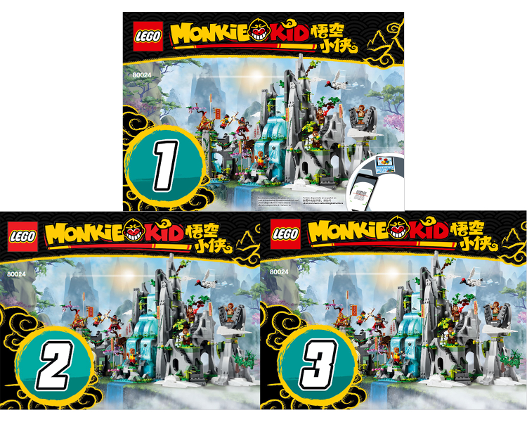 80024 The Legendary Flower Fruit Mountain (Certified) LEGO Monkie Kid product image 2, provided for visual reference and