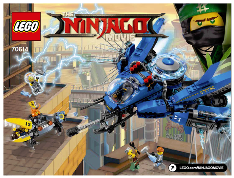 70614 Lightning Jet (Used) LEGO The LEGO Ninjago Movie product image 2, provided for visual reference and product detail