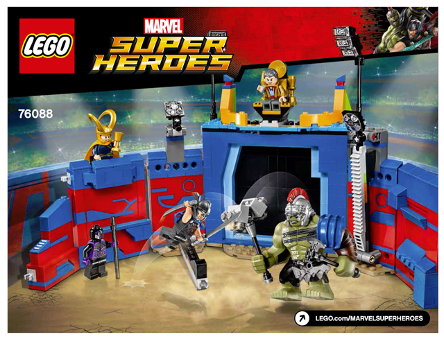 76088 Thor vs. Hulk: Arena Clash (Used) LEGO Super Heroes product image 2, provided for visual reference and product detail