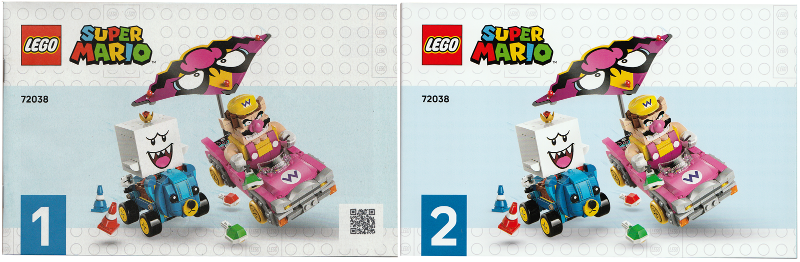 72038 Mario Kart - Wario & King Boo (Used) LEGO Super Mario product image 2, provided for visual reference and product