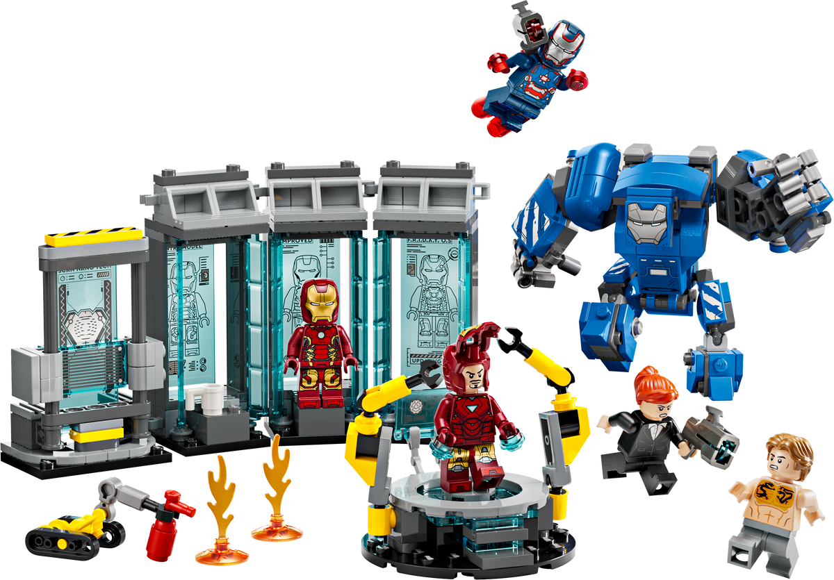 76315 Iron Man's Laboratory: Hall of Armor (Certified) LEGO Super Heroes product image 1, provided for visual reference and